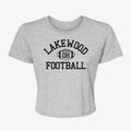 Lakewood Ohio Football Women's Crop Top additional view 1