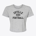 Seville Ohio Football Women's Crop Top additional view 1