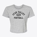 Star Valley Arizona Football Women's Crop Top additional view 1