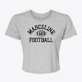 Marceline Missouri Football Women's Crop Top additional view 1