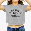 St. Albans Maine Football Women's Crop Top additional view 3