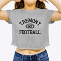 Tremont Maine Football Women's Crop Top additional view 3