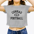 Conrad Iowa Football Women's Crop Top additional view 3