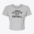 Illiopolis Illinois Football Women's Crop Top additional view 1