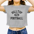 Hilltop West Virginia Football Women's Crop Top additional view 3