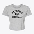 Matthews Indiana Football Women's Crop Top additional view 1