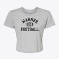 Warner South Dakota Football Women's Crop Top additional view 1