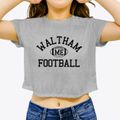 Waltham Maine Football Women's Crop Top additional view 3