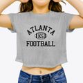 Atlanta Kansas Football Women's Crop Top additional view 3
