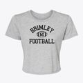 Brimley Michigan Football Women's Crop Top additional view 1