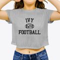 Ivy West Virginia Football Women's Crop Top additional view 3