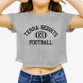 Terra Heights Kansas Football Women's Crop Top additional view 3