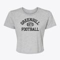 Greenhill Kentucky Football Women's Crop Top additional view 1