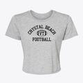 Crystal Beach Vermont Football Women's Crop Top additional view 1