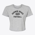 Harmon Beach Maine Football Women's Crop Top additional view 1