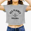 Des Plaines Illinois Pickleball Women's Crop Top additional product view 3