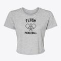 Flush Kansas Pickleball Women's Crop Top additional product view 1