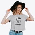 Flush Kansas Pickleball Women's Crop Top additional product view 2