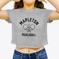 Mapleton Kansas Pickleball Women's Crop Top additional product view 3