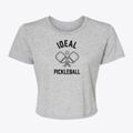 Ideal South Dakota Pickleball Women's Crop Top additional view 1