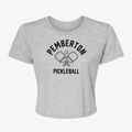 Pemberton Pennsylvania Pickleball Women's Crop Top additional view 1