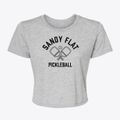 Sandy Flat South Carolina Pickleball Women's Crop Top additional view 1