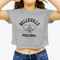 Belleville Rhode Island Pickleball Women's Crop Top additional view 3