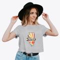 Illinois Retro Art Women's Crop Top additional product view 2
