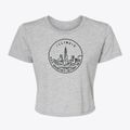 Illinois Icon Women's Crop Top additional product view 1