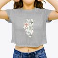 Illinois Spring Dream Women's Crop Top additional product view 3