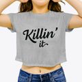 Killin It Women's Crop Top additional view 3