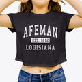 Afeman Louisiana Classic Established Women's Crop Top additional view 3