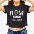 Row Oklahoma Classic Established Women's Crop Top additional product view 3