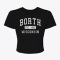 Borth Wisconsin Classic Established Women's Crop Top additional view 1