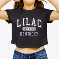 Lilac Kentucky Classic Established Women's Crop Top additional view 3