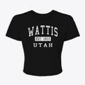 Wattis Utah Classic Established Women's Crop Top additional product view 1