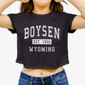 Boysen Wyoming Classic Established Women's Crop Top additional view 3