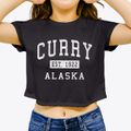 Curry Alaska Classic Established Women's Crop Top additional product view 3