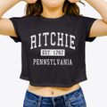 Ritchie Pennsylvania Classic Established Women's Crop Top additional product view 3