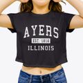 Ayers Illinois Classic Established Women's Crop Top additional product view 3