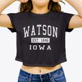 Watson Iowa Classic Established Women's Crop Top additional view 3