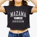 Mazama Oregon Classic Established Women's Crop Top additional view 3