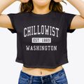 Chillowist Washington Classic Established Women's Crop Top additional view 3