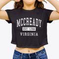 Mccready Virginia Classic Established Women's Crop Top additional product view 3