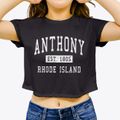 Anthony Rhode Island Classic Established Women's Crop Top additional product view 3