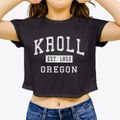 Kroll Oregon Classic Established Women's Crop Top additional product view 3