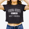 Virginia Heights West Virginia Classic Established Women's Crop Top additional view 3