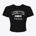 Ledbetter Texas Classic Established Women's Crop Top additional product view 1