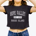 Hope Valley Rhode Island Classic Established Women's Crop Top additional view 3