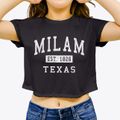 Milam Texas Classic Established Women's Crop Top additional view 3